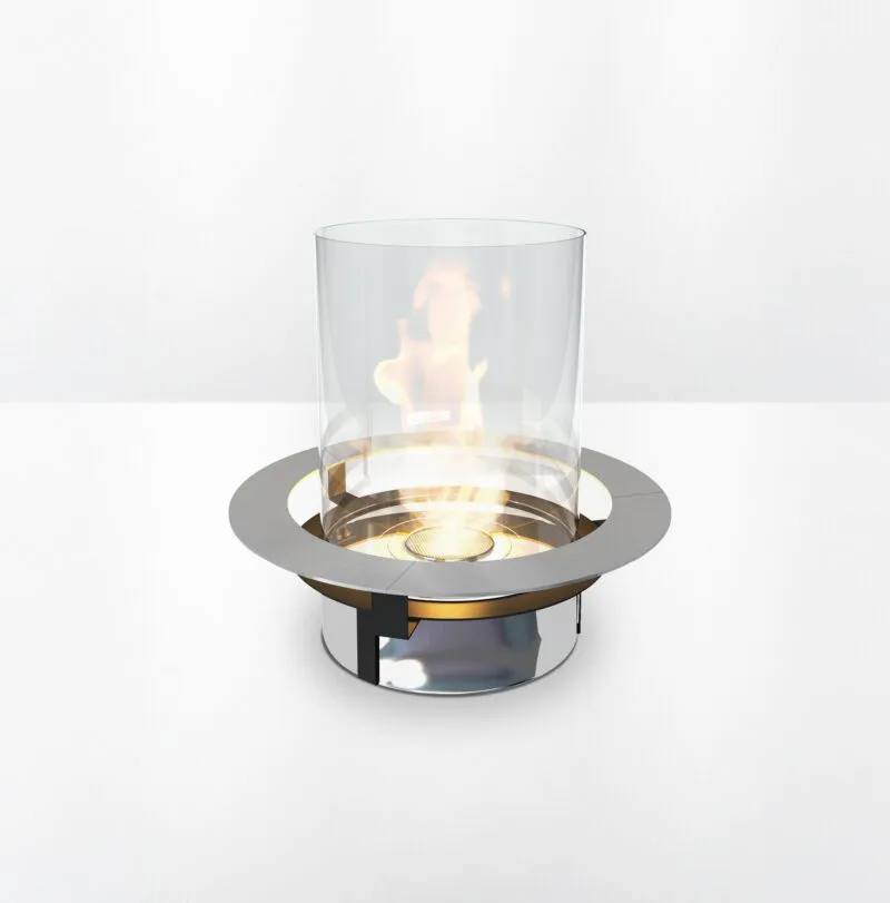 Rondo outdoor ethanol fireplace